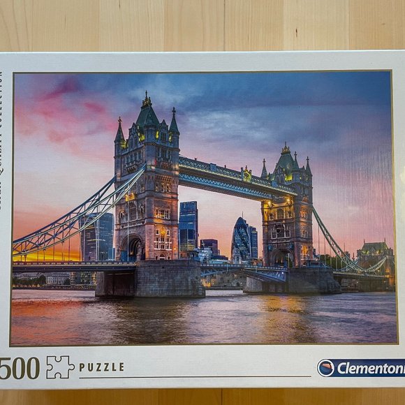 Two Clementoni 1500-Piece Puzzles - Paris and London - Picture 2 of 4